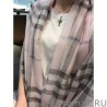Luxury Burberry Classic Horse Cashmere Shawl Pink