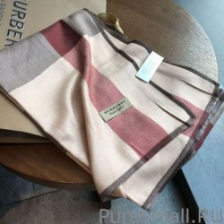 Wholesale Burberry classic thin section encryption texture velvet scarf Brown