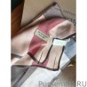 Wholesale Burberry classic thin section encryption texture velvet scarf Brown