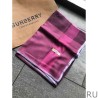 Best Burberry classic thin section encryption texture velvet scarf Purple