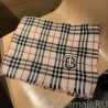 Top Burberry TB Check Horseferry Cashmere Shawl 70 x 200 Black