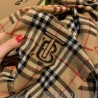 7 Star Burberry TB Check Horseferry Cashmere Shawl 70 x 200 Brown