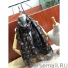 High Burberry TB Limit Edition Cashmere Shawl Coffee