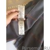 High Burberry TB Limited Edition Cashmere Shawl 80 x 200 Gray