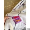 Knockoff Burberry TB Limited Edition Cashmere Shawl 80 x 200 White