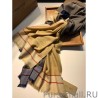 Perfect Burberry bling lurex cashmere Shawl 90 x 200