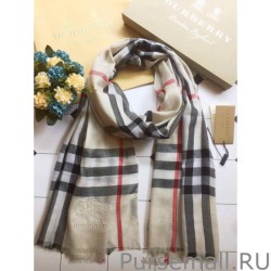 High Quality Burberry bling lurex cashmere Shawl 90 x 200