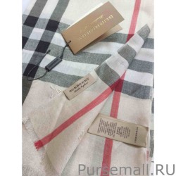 High Quality Burberry bling lurex cashmere Shawl 90 x 200