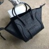 Copy Celine Medium Phantom Bag In Black Crocodile Leather