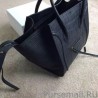 Copy Celine Medium Phantom Bag In Black Crocodile Leather