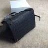 Copy Celine Medium Phantom Bag In Black Crocodile Leather