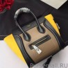 Knockoff Celine Micro Luggage Bag In Multicolour Calfskin Khaki