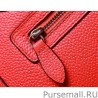 Best Celine Micro Luggage Bag In Red Grained Leather