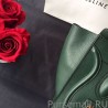 Top Quality Celine Mini Luggage Bag In Green Goatskin