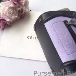 Replicas Celine Mini Luggage Bag In Multicolour Calfskin Lilas