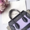 Replicas Celine Mini Luggage Bag In Multicolour Calfskin Lilas