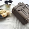 High Celine Nano Luggage Bag In Khaki Grained Leather