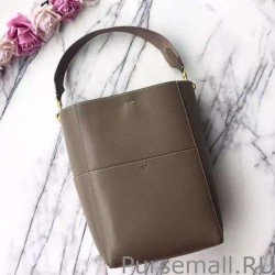 AAA+ Celine Sangle Seau Bag In Khaki Calfskin