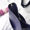 1:1 Mirror Celine Sangle Seau Bag In Navy Calfskin