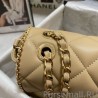 Fashion Classic Chain Around Flap Bag AS1672 Apricot