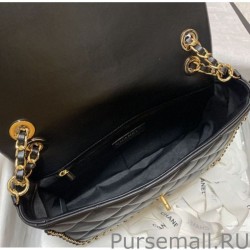 Replicas Classic Chain Around Flap Bag AS1672 Black