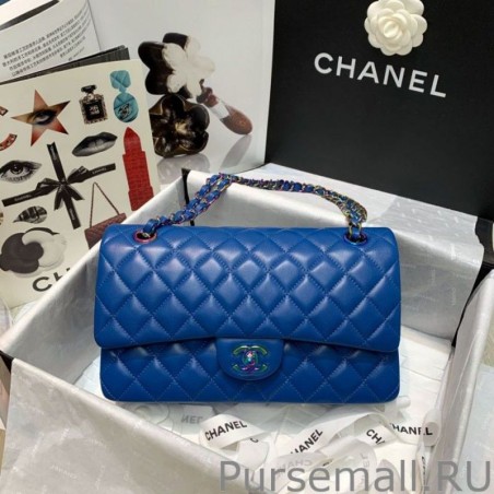 Fashion Classic Flap Bag A0112 Color hardware Blue