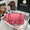 1:1 Mirror Classic Flap Bag A0112 Color hardware Rose