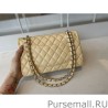 Knockoff Classic Flap Bag A1112 Apricot Gold Hardware