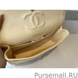 Knockoff Classic Flap Bag A1112 Apricot Gold Hardware