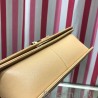 Wholesale Boy Classic Chevron Flap Grained Bag A67086 Apricot
