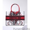 1:1 Mirror Christian Dior Small Dior Book Tote Red