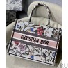 1:1 Mirror Christian Dior Small Dior Book Tote White