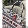 1:1 Mirror Christian Dior Small Dior Book Tote White