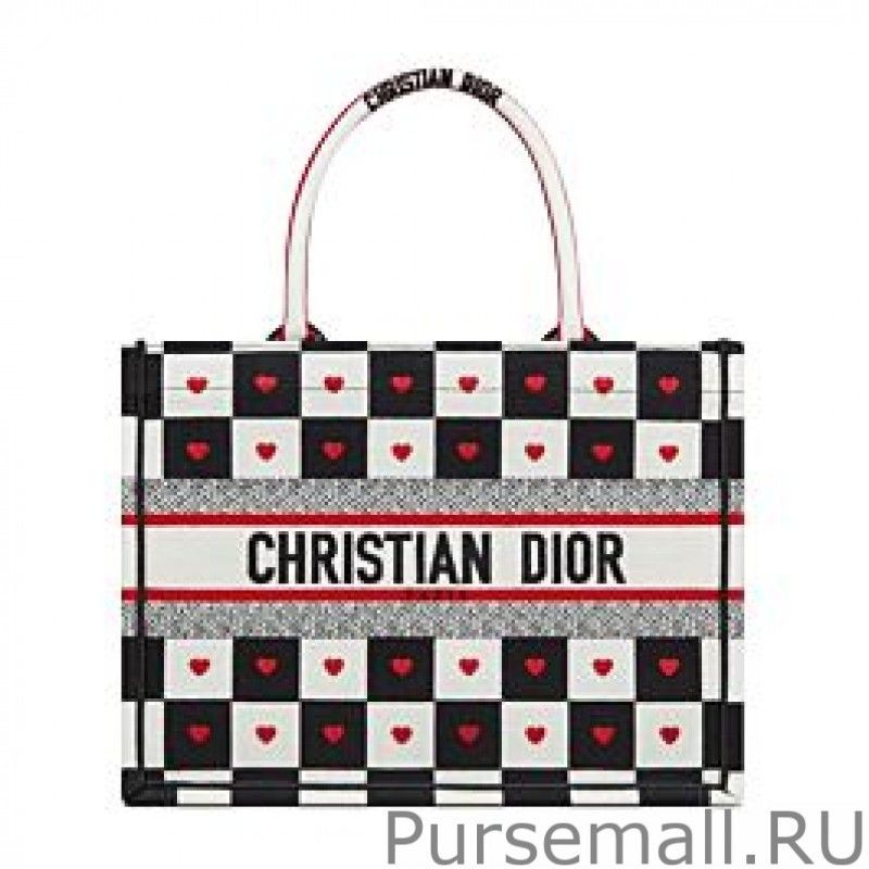 AAA+ Christian Dior Small Dioramour Dior Book Tote Black
