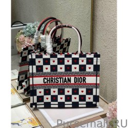 AAA+ Christian Dior Small Dioramour Dior Book Tote Black