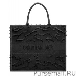 Top Christian Dior Book Tote Black
