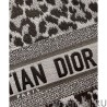 Top Quality Christian Dior Book Tote Mizza Embroidery Gray