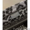 Top Quality Christian Dior Book Tote Mizza Embroidery Gray