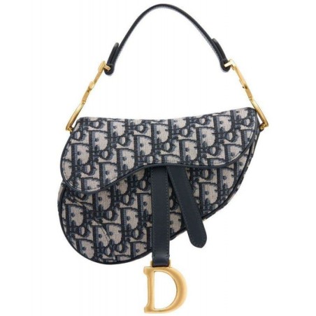 High Christian Dior Mini Saddle Bag M0447 Black
