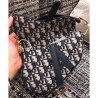 High Christian Dior Mini Saddle Bag M0447 Black
