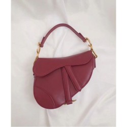 UK Christian Dior Mini Saddle bag M0447 Red