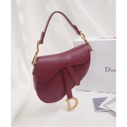 UK Christian Dior Mini Saddle bag M0447 Red