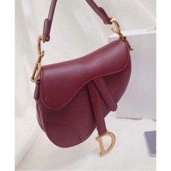 UK Christian Dior Mini Saddle bag M0447 Red