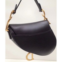 Designer Christian Dior Saddle Bag M0446 Black