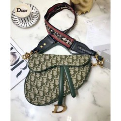 Replica Christian Dior Saddle Bag M0446 Green