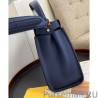 High Peekaboo Iconic Medium Leather Bag Dark Blue