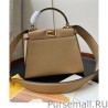 AAA+ Peekaboo Iconic Mini Leather Bag Apricot