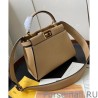 AAA+ Peekaboo Iconic Mini Leather Bag Apricot