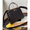 High Quality Peekaboo Iconic Mini Leather Bag Black