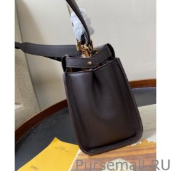 High Quality Peekaboo Iconic Mini Leather Bag Black